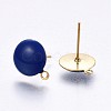 Ion Plating(IP) 304 Stainless Steel Stud Earring Findings X-STAS-P203-A03-02-2