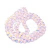 Electroplate Glass Beads Strands EGLA-B006-03A-AB01-2