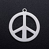 Tarnish Resistant 201 Stainless Steel Pendants STAS-T046-JN266-1-1