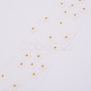 Flower Glitter Sequin Netting Fabric ORIB-WH0005-01A-2