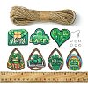 DIY Saint Patrick's Day Earring/Pendant Decoration Making Kits DIY-FS0005-53-5