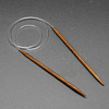 Rubber Wire Bamboo Circular Knitting Needles TOOL-R056-5.0mm-02-1