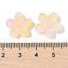 Transparent Spray Paint Glass Beads GLAA-Z011-07E-3