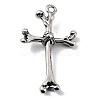 Tibetan Style Alloy Big Pendants TIBE-L012-042AS-02-1