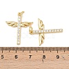 Brass Micro Pave Cubic Zirconia Pendants KK-G544-22G-3