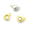 4 Sets 2 Colors Alloy Magnetic Clasps PALLOY-YW0001-28-2