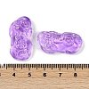 Spray Painted Imitation Jade Glass Beads GLAA-Z007-01A-3