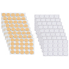 320Pcs 2 Colors EVA Flat Round Invisible Earring Ear Support FIND-SC0001-91-1