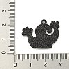 Halloween Theme Alloy Enamel Pendants ENAM-I060-11B-3