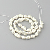 Natural Cultured Freshwater Pearl Beads Strands X-PEAR-R064-55-2