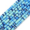 Handmade Polymer Clay Beads Strands PY-CBA18ED-02F-1