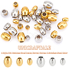 Unicraftale 48Pcs 6 Style 304 Stainless Steel Beads STAS-UN0049-73-5