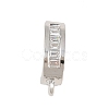 Brass Micro Pave Clear Cubic Zirconia Enhancer Shortener Pendant Bails KK-Z151-02P-1