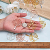 Beadthoven 24Pcs 12 Styles Zinc Alloy Links FIND-BT0001-02-12