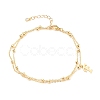 Double Layer Anklets AJEW-AN00309-05-1