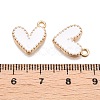 Rack Plating Alloy Enamel Charms ENAM-N056-343G-F-3