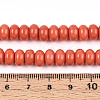 Opaque Solid Color Glass Beads Strands X-GLAA-ZX008-8mm-18E-4