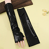 Polyester Long Fingerless Gloves AJEW-WH20018-117B-4