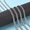 Non-Tarnish 3.28 Feet 304 Stainless Steel Cuban Link Chains X-CHS-G010-02P-4