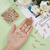 80Pcs Alloy Crystal Rhinestone Connector Charms ALRI-DC0001-04-3