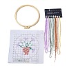 Vase DIY Cross Stitch Beginner Kits DIY-NH0005-A01-1