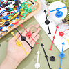 90Pcs 6 Colors Plastic Spining Pointer AJEW-CA0002-05-3