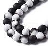 Spray Painted Non-magnetic Synthetic Hematite Beads Strands G-N337-01F-3