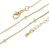 Brass Satellite Chains Necklaces for Women NJEW-D302-33G-5