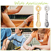 6Pcs 2 Colors 304 Stainless Steel European Dangle Charms STAS-UN0039-47-6