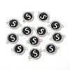 Alloy Enamel Links Connectors ENAM-TAC0003-01S-02S-3