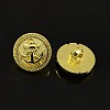 1-Hole Plating Acrylic Shank Buttons BUTT-D002-02-2