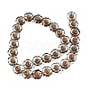 Electroplated Transparent Glass Beads Strands GL-CBA98F0-05C-3