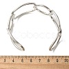 ElectrophoresisIron Cuff Bangles for Women BJEW-M057-06P-3