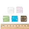 Handmade Silver Foil Lampwork Beads X-FOIL-S006-20x20mm-M-3