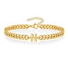 Letter 304 Stainless Steel Link Bracelets FS-WG7830E-13-1