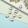 Letter Slider Beads for Watch Band Bracelet Making X-ALRI-O012-W-NR-4