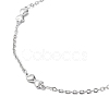 Non-Tarnish 304 Stainless Steel Bowknot Link Chain Necklace NJEW-K249-07P-2