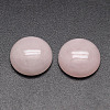 Half Round/Dome Natural Rose Quartz Cabochons G-K019-16mm-03-1