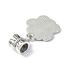 Dog Paw Print Alloy Enamel European Dangle Charms PALLOY-JF02524-4