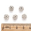Brass Clear Rhinestone Beads RB-A017-8mm-S-5