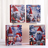 Christmas Paper Gnome Printed Tote Bags ABAG-P015-01B-1