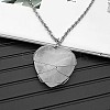 Natural Quartz Crystal Pendant Necklaces CY8832-2-1
