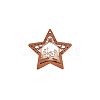 Wood Pendants FIND-WH0162-09-7