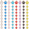 120Pcs 8 Colors Alloy Enamel Charms FIND-FH0017-01-1