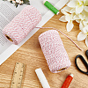 2 Rolls Macrame 2-Ply Cotton Braided Thread MAKN-CY0001-01C-3