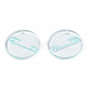 Transparent Resin Pendants RESI-N030-005D-3