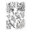 Flower Custom PVC Stamps DIY-WH0582-0047-8