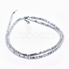 Electroplate Non-magnetic Synthetic Hematite Beads Strands G-L489-D07-3