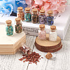 Glass Wishing Bottle Decorations STAS-CW0001-01-8