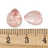 Cherry Quartz Glass Cabochons G-Q173-02C-22-3